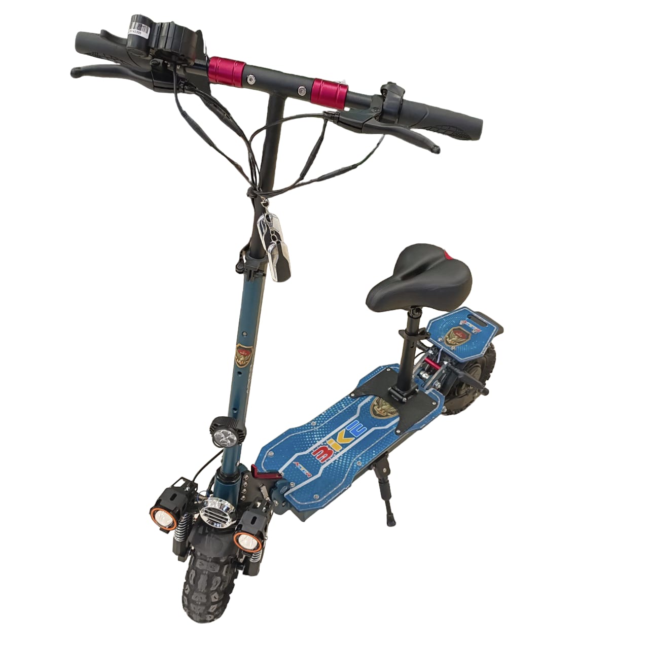 A15 Dual Motor E-Scooter-Blue Color