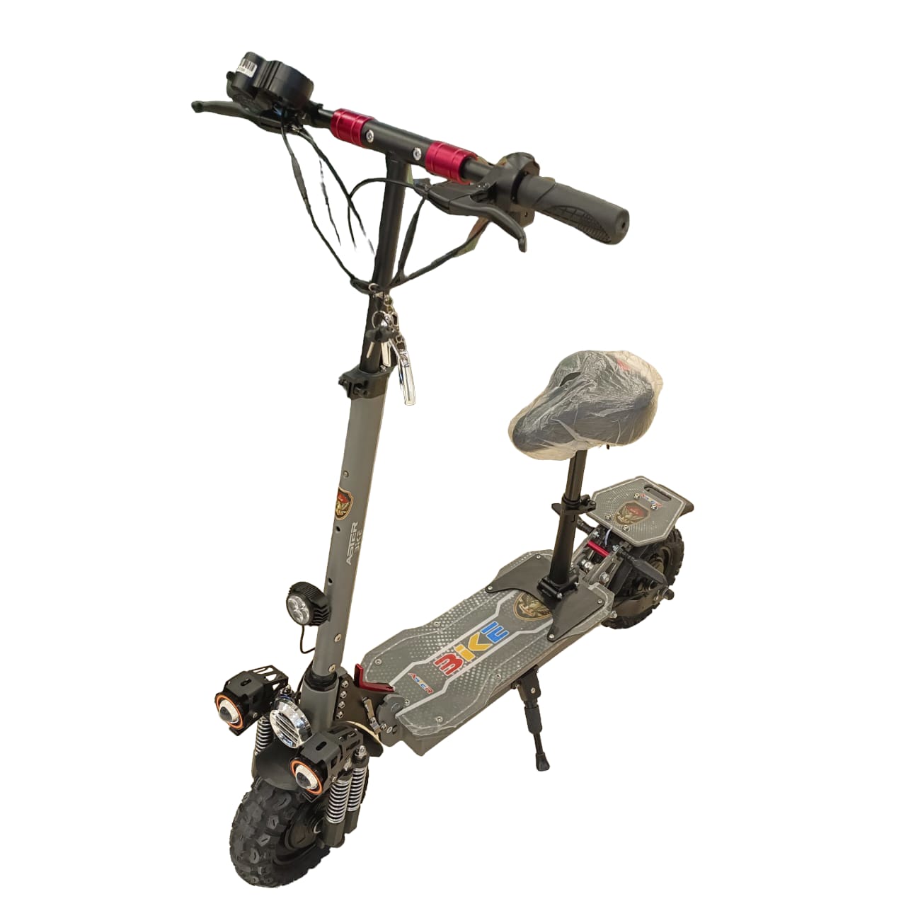 A15 Dual Motor E-Scooter-Grey Color
