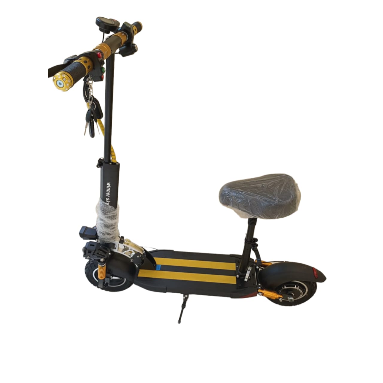 Yellow color E10-T13 Pro E-Scooter