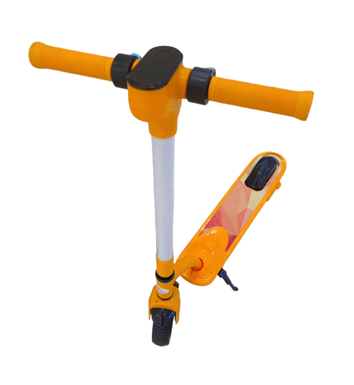 Kids Foldable E-Scooter, yellow, Left Side View
