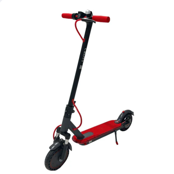 XM-M365 E-Scooter with Suspension & Non-Inflatable Tires, Mobile App Connectivity (Blue)-CRONY
