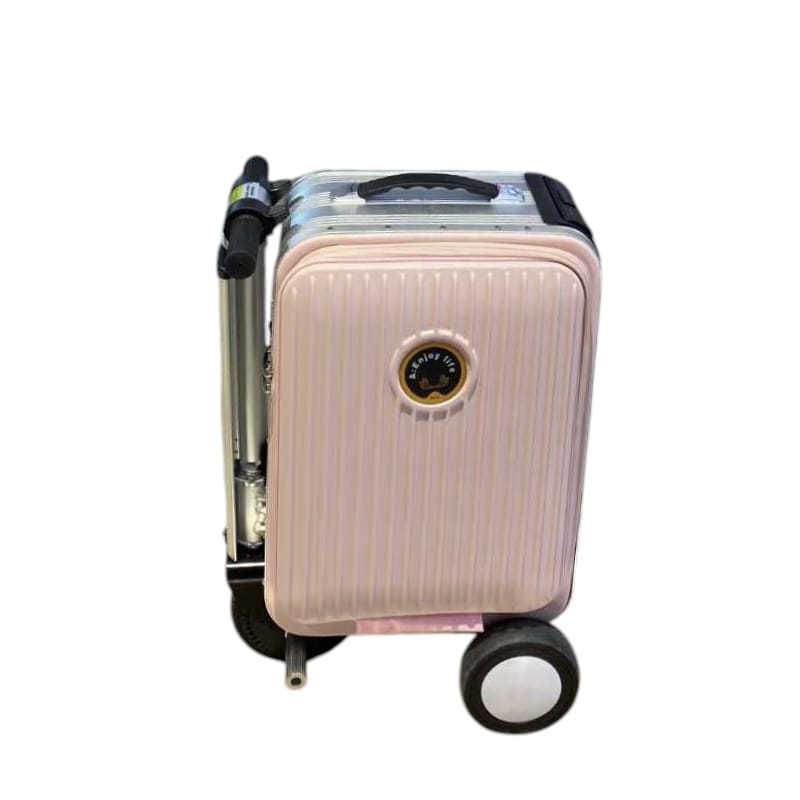 Electric Smart Suitcase Scooter Pink