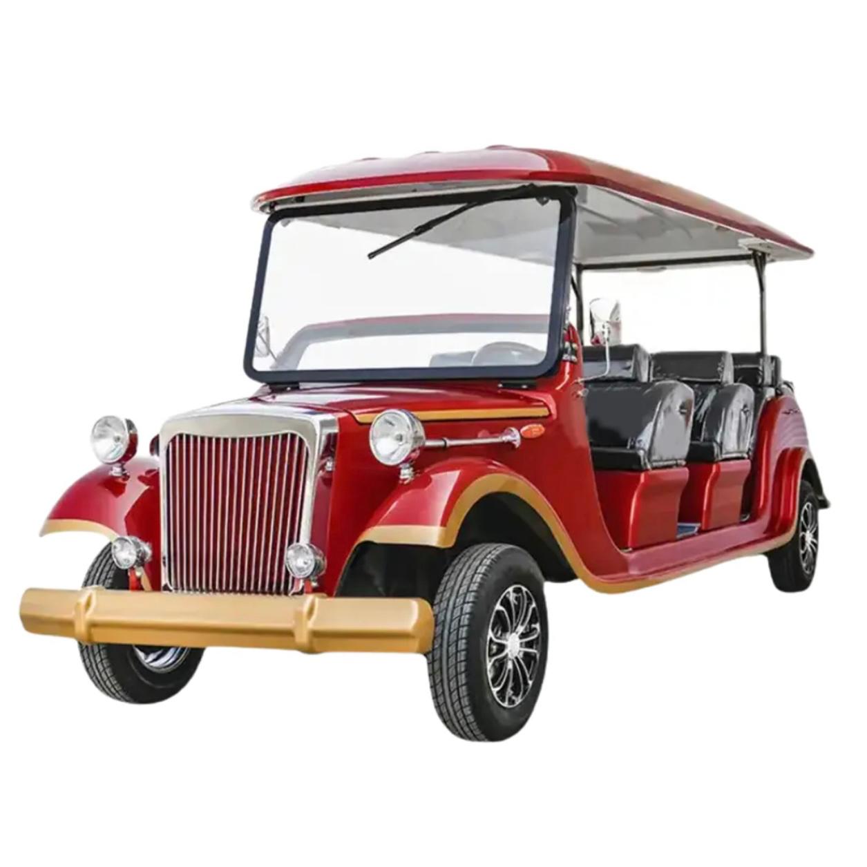 GIGILHUB Classic Vintage Crusader 8 Seater Golf Cart
