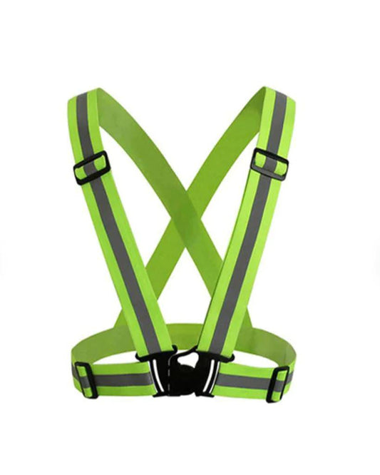 Safety Reflective Vest with adjustable elastic strap 