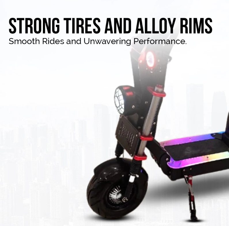 T5 Monster Dual Motor 8000w Fast Speed E-Scooter | Heavy Suspension | 60v 32ah Powerful Battery |