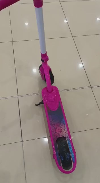 Kids Foldable E-Scooter, Dark Pink Video