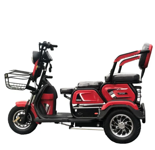 Gigilhub W7 E-Trike Red Front
