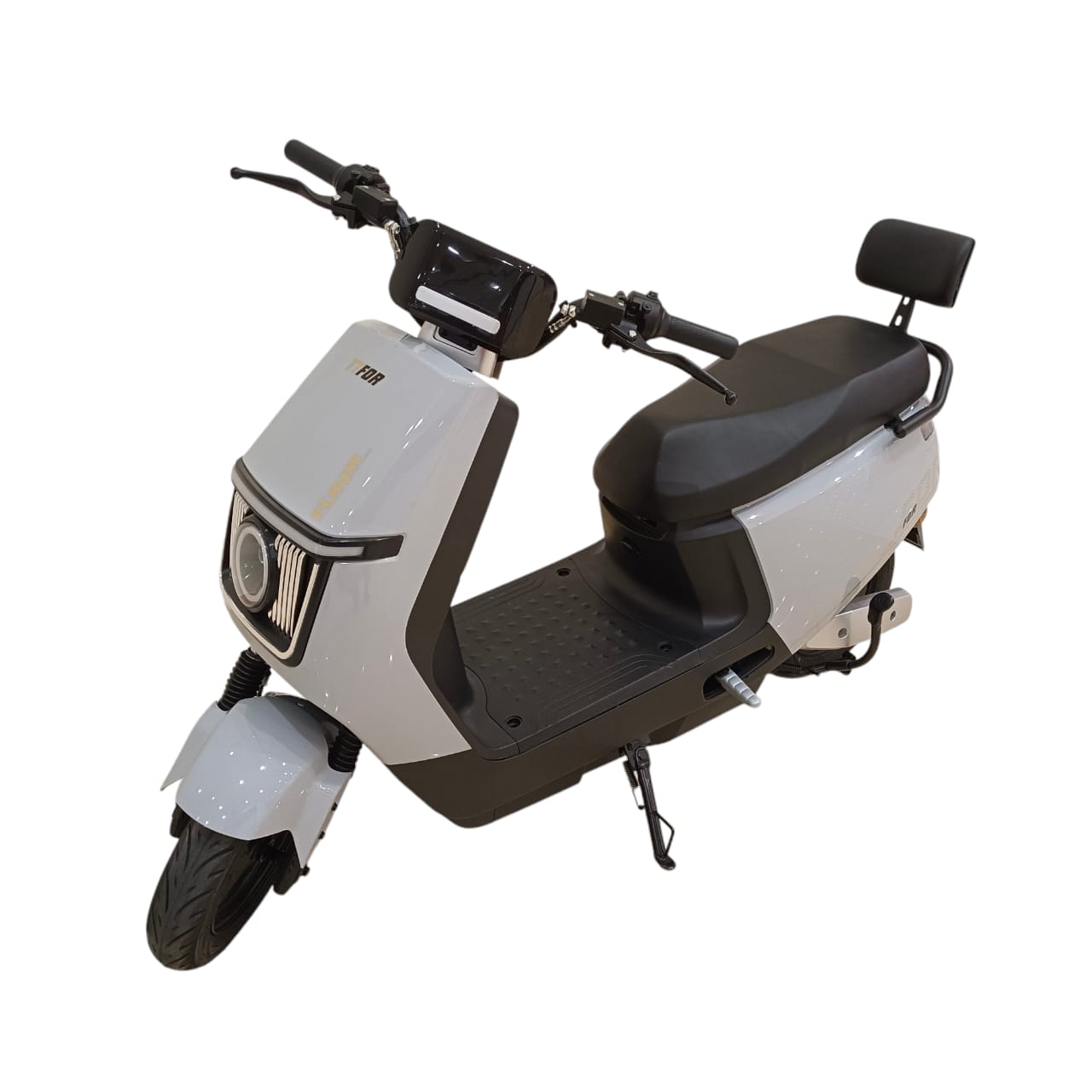 S2 Honda Style E-Bike White Color side view